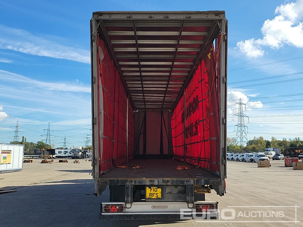 2016 Montracon Tri Axle Curtainsider Trailer - Semirremolque lona: foto 4 2016 Montracon Tri Axle Curtainsider Trailer - Semirremolque lona: foto 4