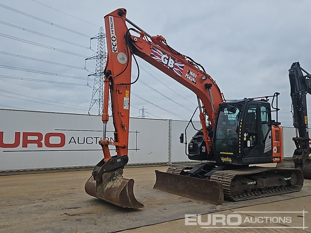 2019 Hitachi ZX135US-6 - Excavadora de cadenas: foto 1 2019 Hitachi ZX135US-6 - Excavadora de cadenas: foto 1