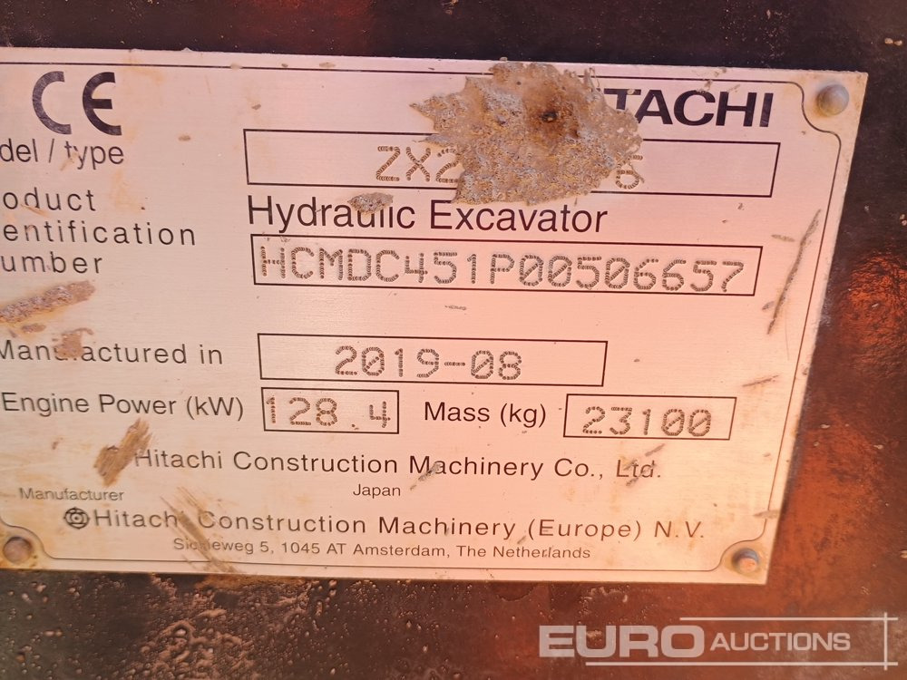 2019 Hitachi ZX210LC-6 - Excavadora de cadenas: foto 3 2019 Hitachi ZX210LC-6 - Excavadora de cadenas: foto 3