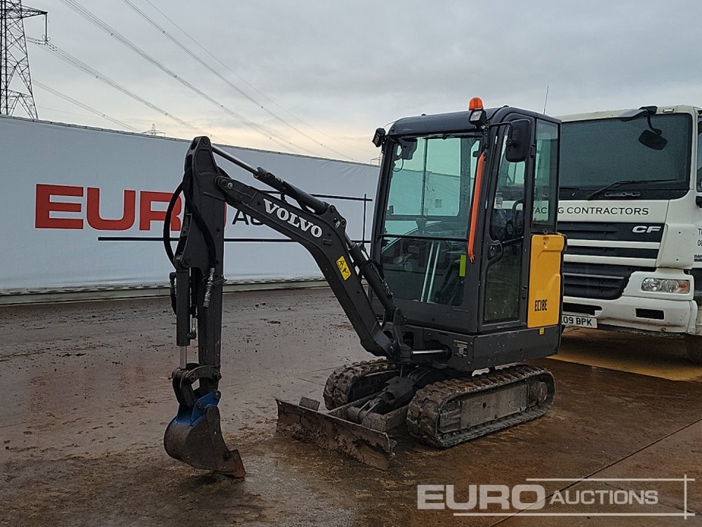 2019 Volvo EC18E - Miniexcavadora: foto 1 2019 Volvo EC18E - Miniexcavadora: foto 1