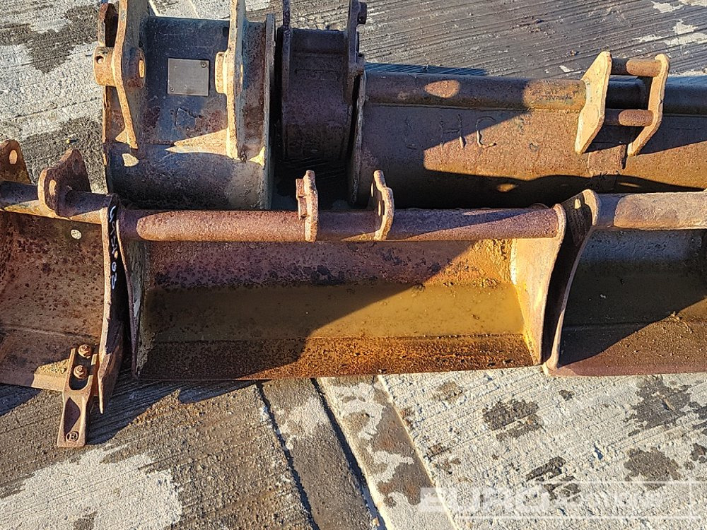 Cazo 36", 30", 30" Ditching, 12", 12", 10" Digging Bucket 25-35mm Pin to suit Mini Excavator: foto 21