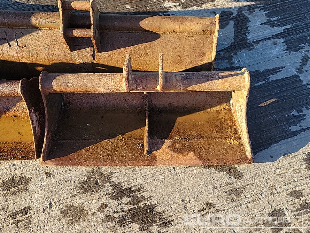 Cazo 36", 30", 30" Ditching, 12", 12", 10" Digging Bucket 25-35mm Pin to suit Mini Excavator: foto 23