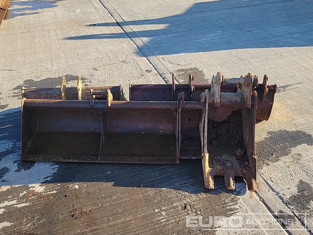 Cazo 36", 30", 30" Ditching, 12", 12", 10" Digging Bucket 25-35mm Pin to suit Mini Excavator: foto 8