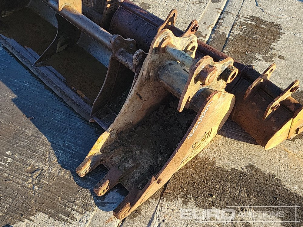 Cazo 36", 30", 30" Ditching, 12", 12", 10" Digging Bucket 25-35mm Pin to suit Mini Excavator: foto 9
