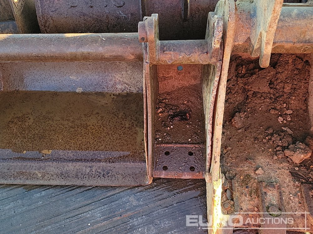 Cazo 36", 30", 30" Ditching, 12", 12", 10" Digging Bucket 25-35mm Pin to suit Mini Excavator: foto 13