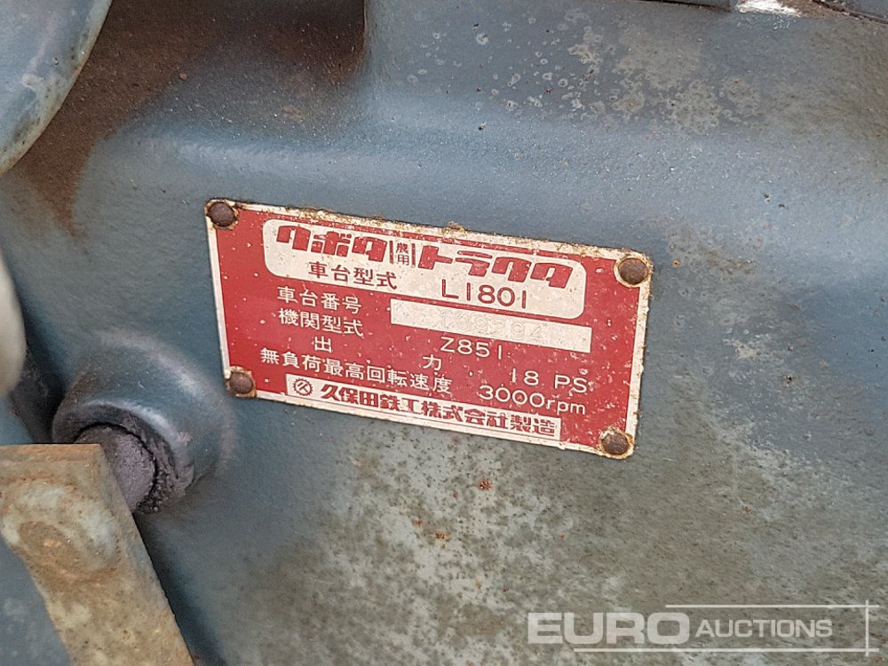 Mini tractor Kubota L1801: foto 35 Mini tractor Kubota L1801: foto 35