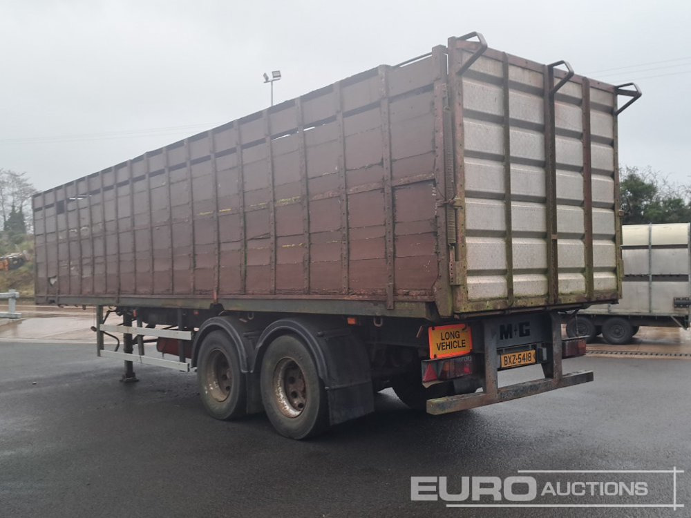 M&G 33" Twin Axle Flat Trailer, Demountable Livestock Body - Semirremolque transporte de ganado: foto 3 M&G 33" Twin Axle Flat Trailer, Demountable Livestock Body - Semirremolque transporte de ganado: foto 3