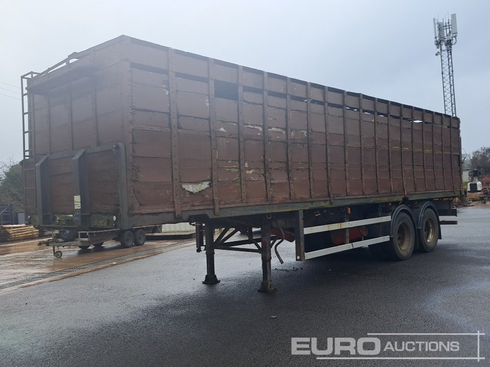 M&G 33" Twin Axle Flat Trailer, Demountable Livestock Body - Semirremolque transporte de ganado: foto 1 M&G 33" Twin Axle Flat Trailer, Demountable Livestock Body - Semirremolque transporte de ganado: foto 1