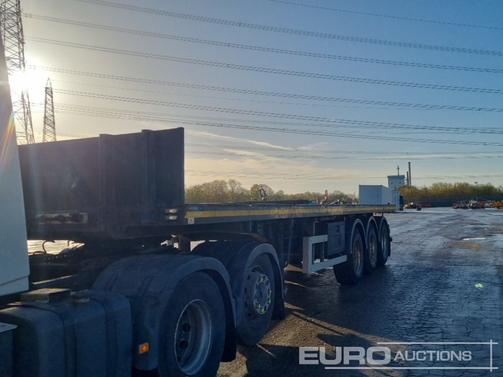 Montracon Tri Axle Flatbed Trailer, Twist Locks - Semirremolque plataforma/ Caja abierta: foto 1 Montracon Tri Axle Flatbed Trailer, Twist Locks - Semirremolque plataforma/ Caja abierta: foto 1