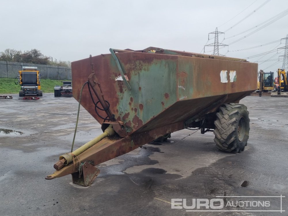 PTO Driven Single Axle Draw Bar Dust Suppression Water Tank, 8 Stud Axle - Remolque agrícola: foto 1 PTO Driven Single Axle Draw Bar Dust Suppression Water Tank, 8 Stud Axle - Remolque agrícola: foto 1