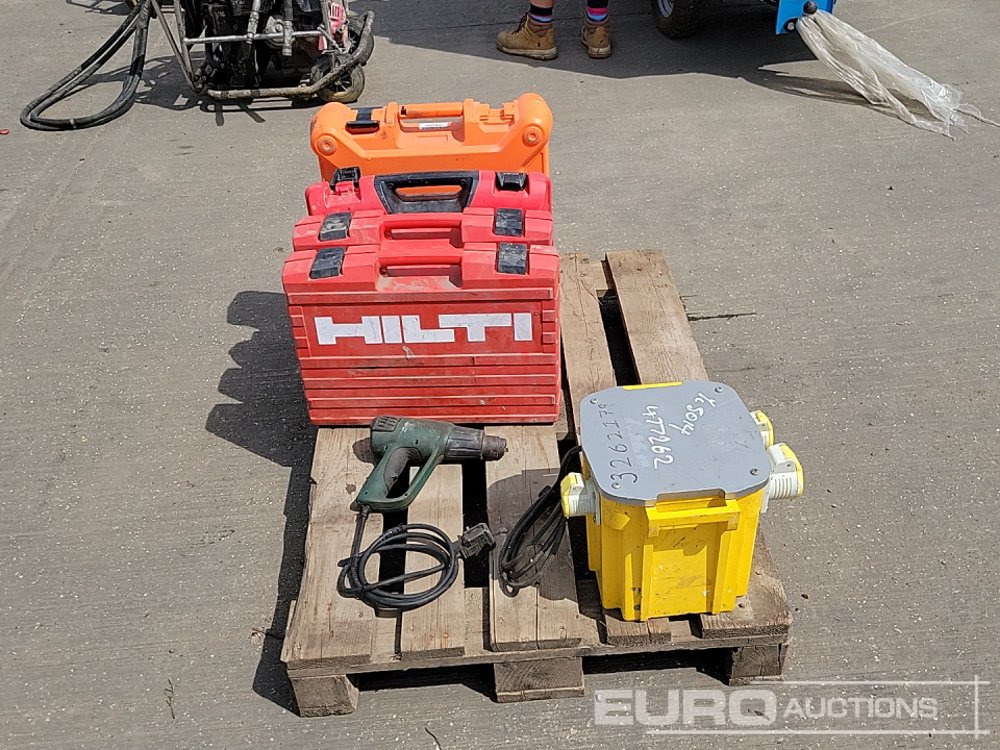 Paslode PPM35Ci Battery Nail Gun, Bosch 230Volt Heat Gun, Hilti Battery Drill (3 of), 110Volt Transformer - Equipo de construcción: foto 2 Paslode PPM35Ci Battery Nail Gun, Bosch 230Volt Heat Gun, Hilti Battery Drill (3 of), 110Volt Transformer - Equipo de construcción: foto 2