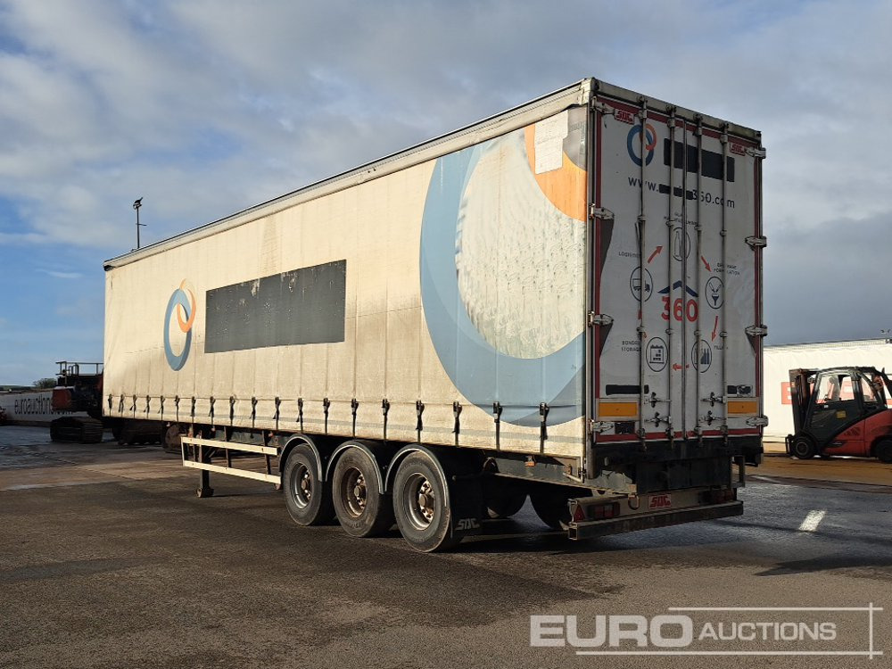 SDC 45' Tri Axle Curtainsider Trailer, BPW Axles - Semirremolque lona: foto 3 SDC 45' Tri Axle Curtainsider Trailer, BPW Axles - Semirremolque lona: foto 3
