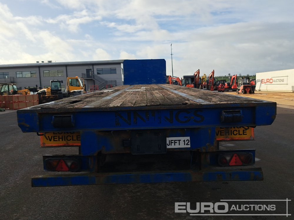 SDC 45' Tri Axle Flat Trailer, BPW Axles, Goal Post Sockets, Twist Locks - Semirremolque plataforma/ Caja abierta: foto 4 SDC 45' Tri Axle Flat Trailer, BPW Axles, Goal Post Sockets, Twist Locks - Semirremolque plataforma/ Caja abierta: foto 4