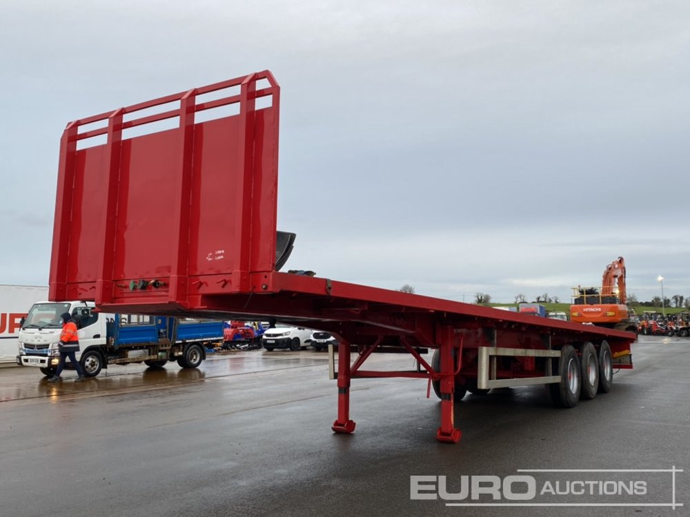 SDC 45' Tri Axle Flat Trailer, BPW Axles - Semirremolque plataforma/ Caja abierta: foto 1 SDC 45' Tri Axle Flat Trailer, BPW Axles - Semirremolque plataforma/ Caja abierta: foto 1