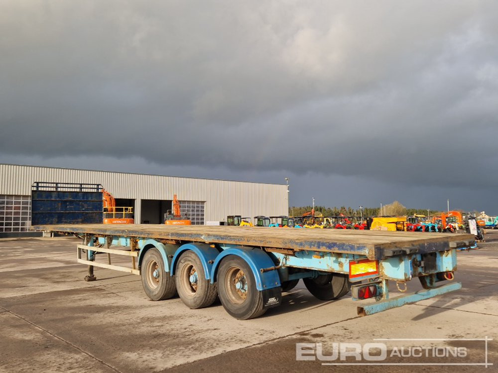 SDC 45' Tri Axle Flat Trailer, BPW Axles - Semirremolque plataforma/ Caja abierta: foto 2 SDC 45' Tri Axle Flat Trailer, BPW Axles - Semirremolque plataforma/ Caja abierta: foto 2