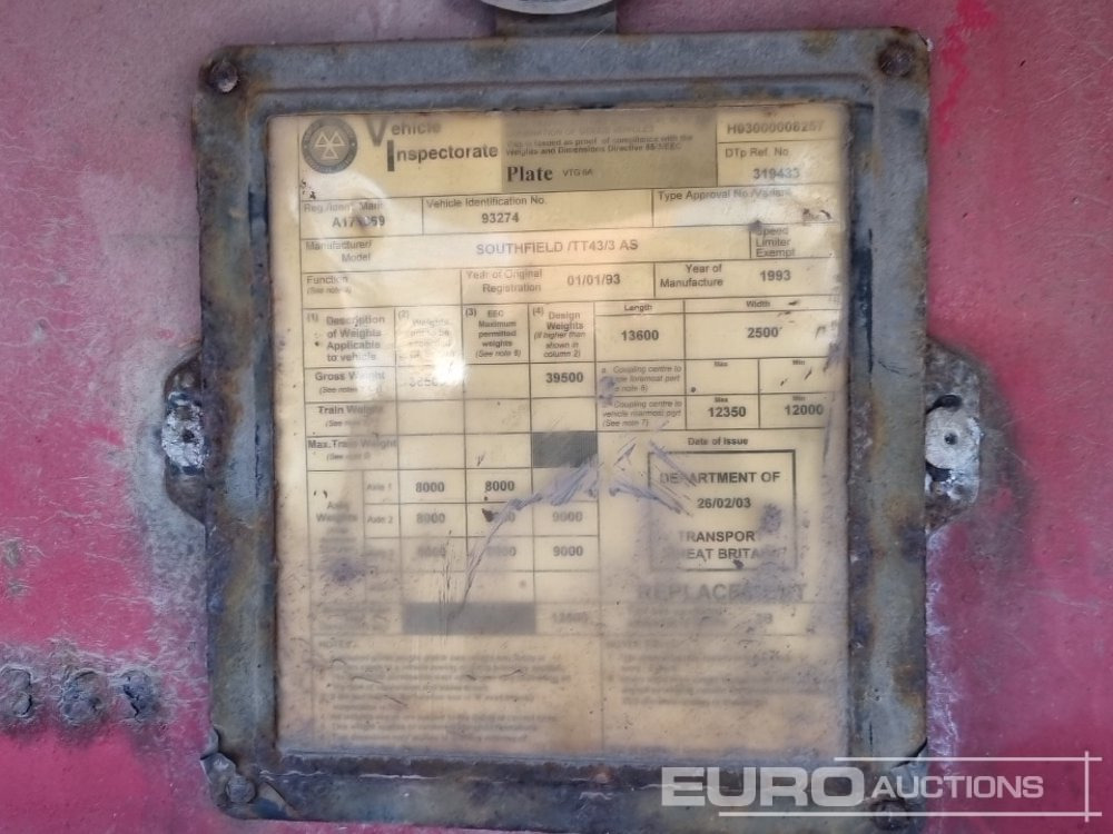 Camión caja abierta SOUTHFIELD TT43/3 AS: foto 39