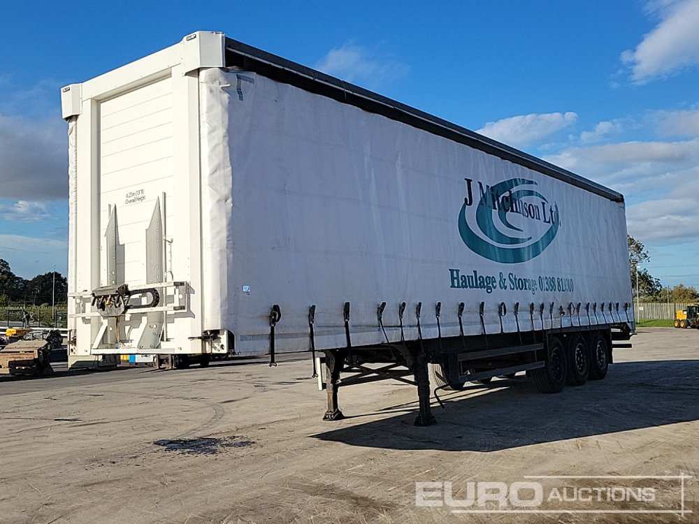 Schmitz Tri Axle Curtainsider Trailer (Plating Certificate Available) - Semirremolque lona: foto 1 Schmitz Tri Axle Curtainsider Trailer (Plating Certificate Available) - Semirremolque lona: foto 1