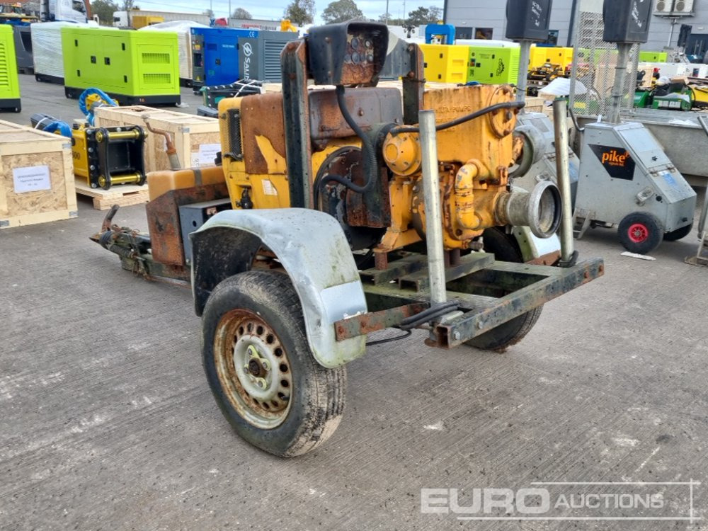 Single Axle 4" Water Pump, Hatz Engine - Bomba de agua: foto 3 Single Axle 4" Water Pump, Hatz Engine - Bomba de agua: foto 3