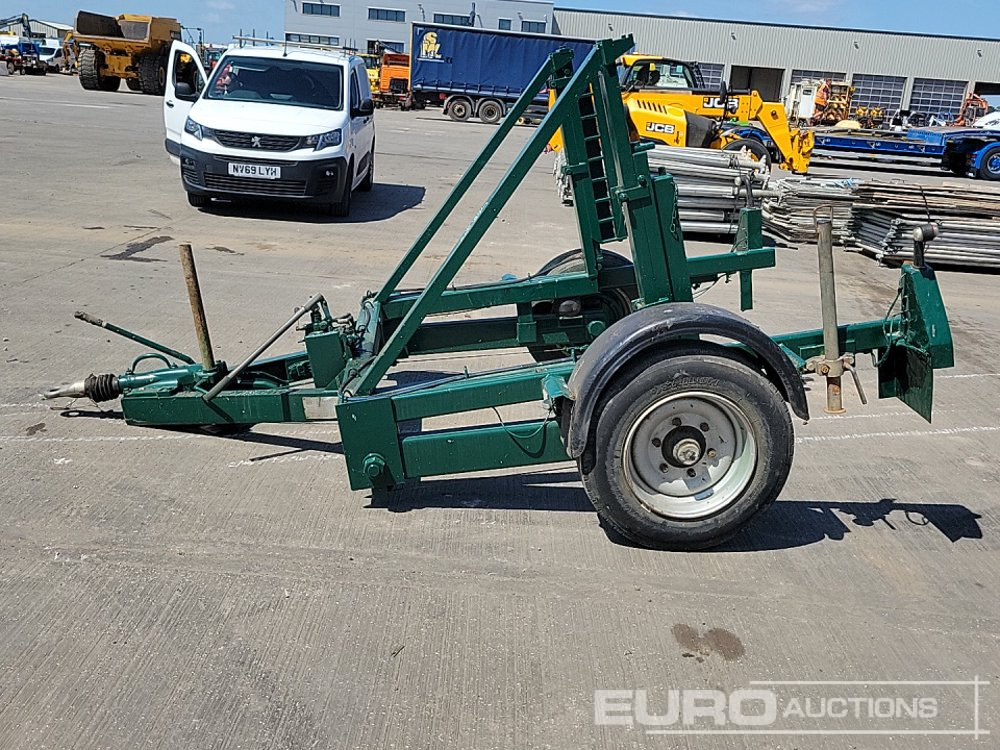 Single Axle Cable Drum Trailer - Remolque porta maquinaria: foto 2 Single Axle Cable Drum Trailer - Remolque porta maquinaria: foto 2