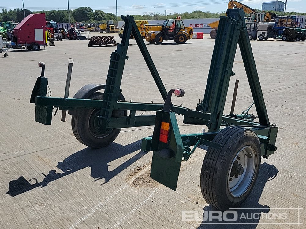 Single Axle Cable Drum Trailer - Remolque porta maquinaria: foto 5 Single Axle Cable Drum Trailer - Remolque porta maquinaria: foto 5