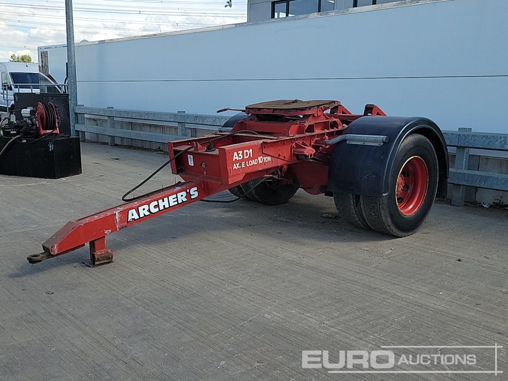 Single Axle Draw Bar Dolly - Remolque dolly: foto 1 Single Axle Draw Bar Dolly - Remolque dolly: foto 1