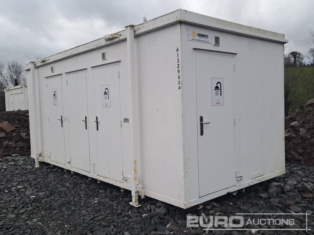 Thurston 20' x 9' Shower Block (No Keys) (Cannot Be Reconsigned) - Contenedor marítimo: foto 1 Thurston 20' x 9' Shower Block (No Keys) (Cannot Be Reconsigned) - Contenedor marítimo: foto 1