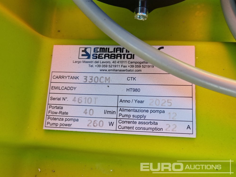 Tanque de almacenamiento Unused 2025 Emiliana Serbatoi 330CM: foto 14