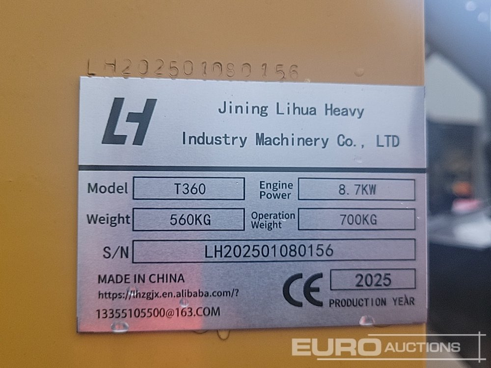 Unused 2025 LIHUA T360 - Minicargadora: foto 1 Unused 2025 LIHUA T360 - Minicargadora: foto 1