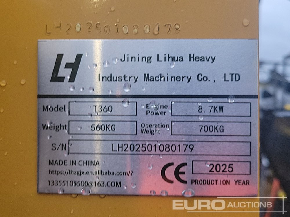 Unused 2025 LIHUA T360 - Minicargadora: foto 1 Unused 2025 LIHUA T360 - Minicargadora: foto 1