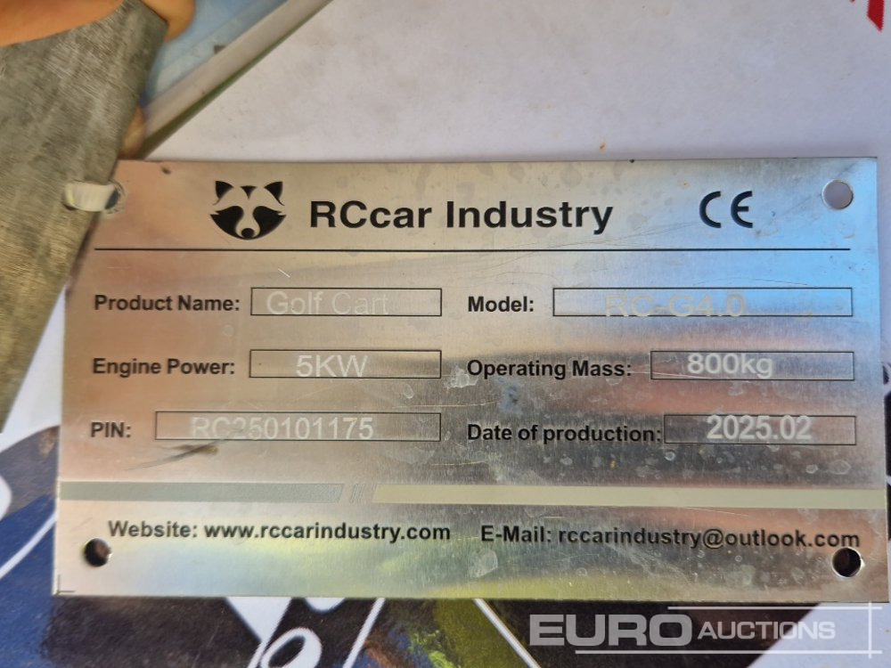 Carrito de golf Unused 2025 Machpro RC-G4.0: foto 25
