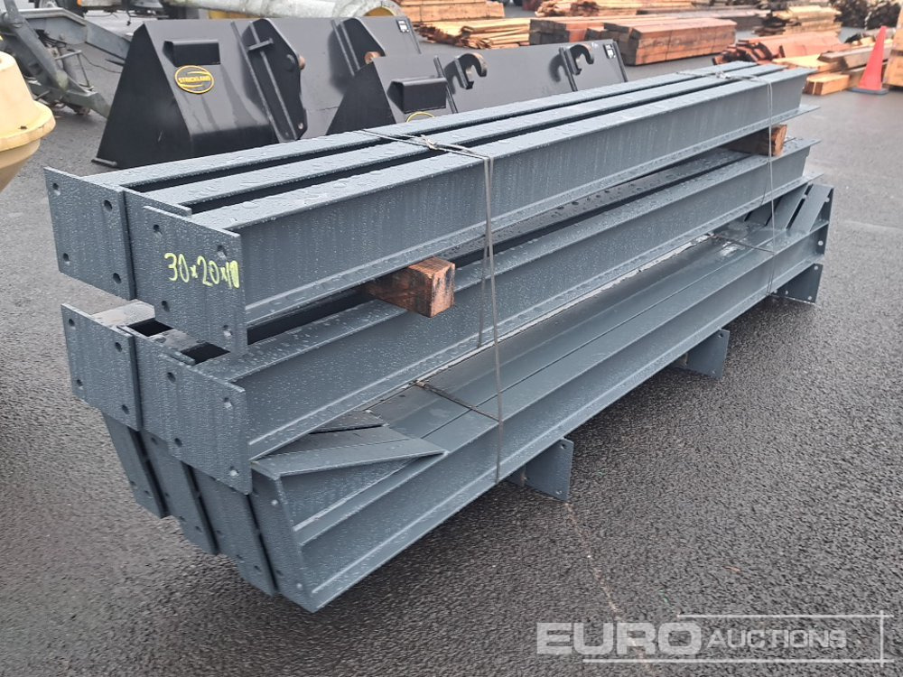 Unused 30' x 20' x 10' Steel Frame Building, 12.5 Roof Pitch, Purlin Cleats - Casa contenedor: foto 1 Unused 30' x 20' x 10' Steel Frame Building, 12.5 Roof Pitch, Purlin Cleats - Casa contenedor: foto 1