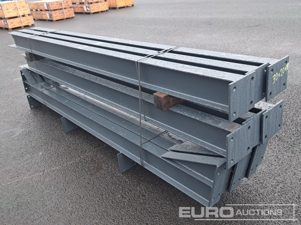 Unused 30' x 20' x 10' Steel Frame Building, 12.5 Roof Pitch, Purlin Cleats - Casa contenedor: foto 4 Unused 30' x 20' x 10' Steel Frame Building, 12.5 Roof Pitch, Purlin Cleats - Casa contenedor: foto 4