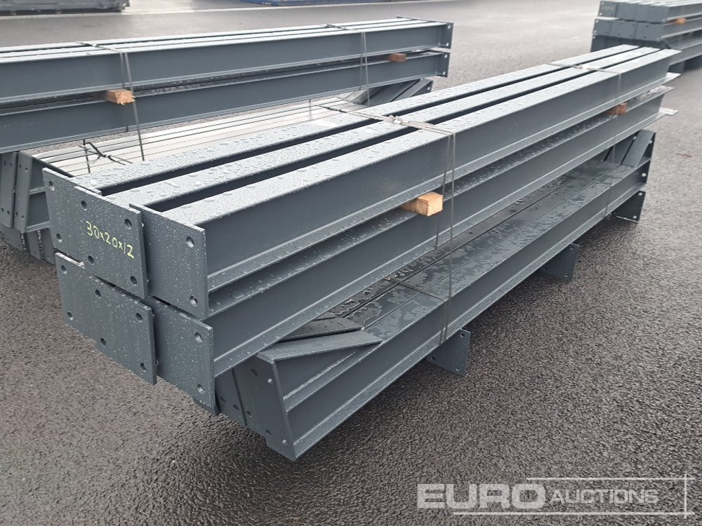 Unused 30' x 20' x 12' Steel Frame Building, 12.5 Roof Pitch, Purlin Cleats - Casa contenedor: foto 3 Unused 30' x 20' x 12' Steel Frame Building, 12.5 Roof Pitch, Purlin Cleats - Casa contenedor: foto 3