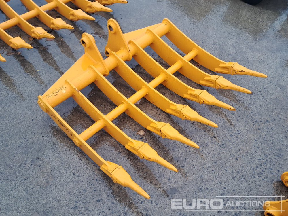Unused 44" Rake 45mm Pin to suit 4-6 Ton Excavator - Cazo: foto 4 Unused 44" Rake 45mm Pin to suit 4-6 Ton Excavator - Cazo: foto 4