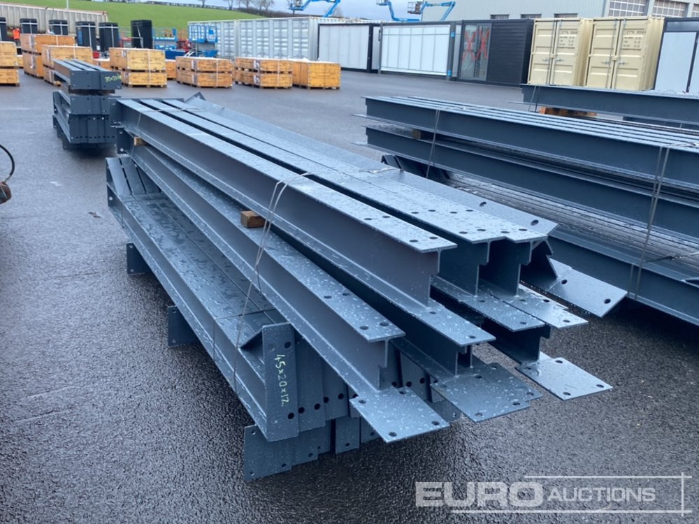 Unused 45' × 20' x 12' Steel Frame Building, 12.5 Roof Pitch, Purlin Cleats - Casa contenedor: foto 4 Unused 45' × 20' x 12' Steel Frame Building, 12.5 Roof Pitch, Purlin Cleats - Casa contenedor: foto 4