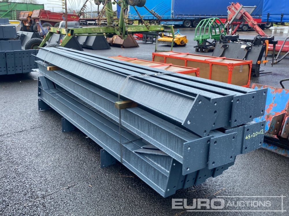 Unused 45' × 20' x 12' Steel Frame Building, 12.5 Roof Pitch, Purlin Cleats - Casa contenedor: foto 2 Unused 45' × 20' x 12' Steel Frame Building, 12.5 Roof Pitch, Purlin Cleats - Casa contenedor: foto 2