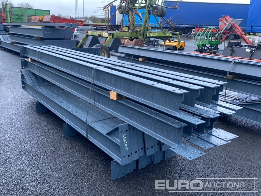 Unused 45' × 20' x 12' Steel Frame Building, 12.5 Roof Pitch, Purlin Cleats - Casa contenedor: foto 2 Unused 45' × 20' x 12' Steel Frame Building, 12.5 Roof Pitch, Purlin Cleats - Casa contenedor: foto 2