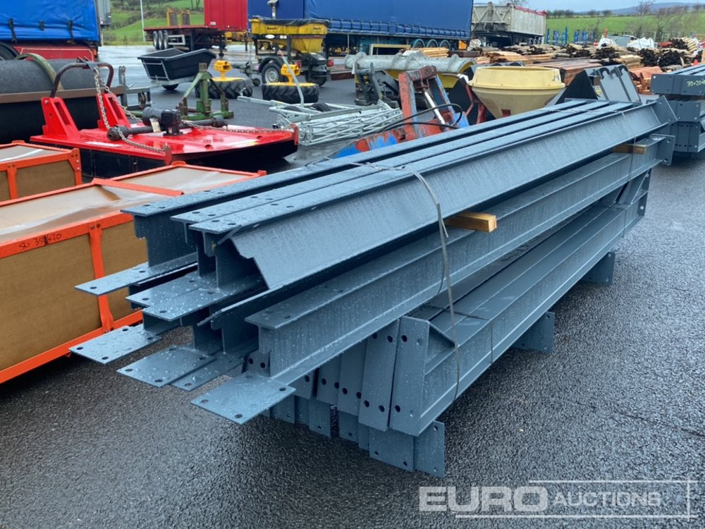 Unused 45' × 20' x 12' Steel Frame Building, 12.5 Roof Pitch, Purlin Cleats - Casa contenedor: foto 1 Unused 45' × 20' x 12' Steel Frame Building, 12.5 Roof Pitch, Purlin Cleats - Casa contenedor: foto 1