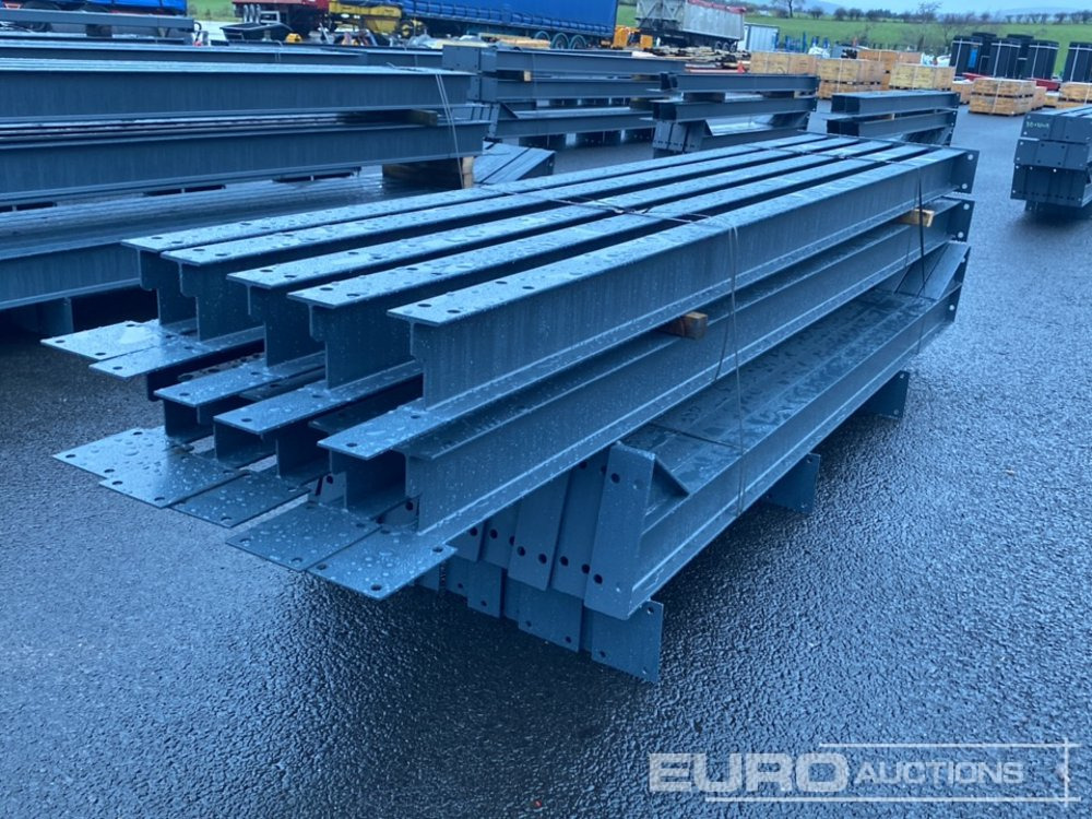 Unused 60' x 20' x 12' Steel Frame Building, 12.5 Roof Pitch, Purlin Cleats - Casa contenedor: foto 1 Unused 60' x 20' x 12' Steel Frame Building, 12.5 Roof Pitch, Purlin Cleats - Casa contenedor: foto 1