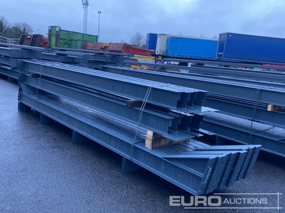 Unused 60' x 30' x 13' Steel Frame Building, 12.5 Roof Pitch, Purlin Cleats - Casa contenedor: foto 2 Unused 60' x 30' x 13' Steel Frame Building, 12.5 Roof Pitch, Purlin Cleats - Casa contenedor: foto 2