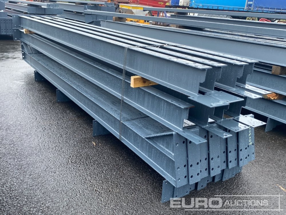 Unused 60' x 30' x 15' Steel Frame Building, 12.5 Roof Pitch, Purlin Cleats - Casa contenedor: foto 2 Unused 60' x 30' x 15' Steel Frame Building, 12.5 Roof Pitch, Purlin Cleats - Casa contenedor: foto 2