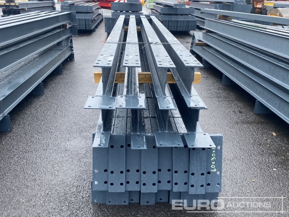 Unused 60' x 30' x 15' Steel Frame Building, 12.5 Roof Pitch, Purlin Cleats - Casa contenedor: foto 3 Unused 60' x 30' x 15' Steel Frame Building, 12.5 Roof Pitch, Purlin Cleats - Casa contenedor: foto 3