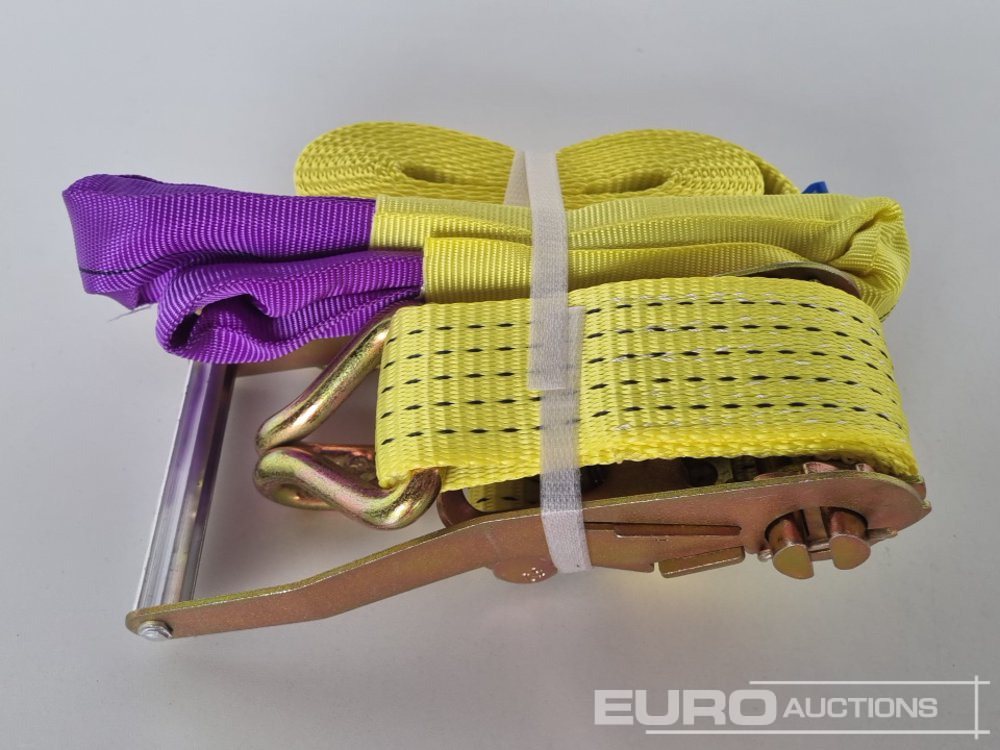 Unused Boss 4M x 50mm 5 Ton Ratchet Straps with Sling (4 of) - Equipo de taller: foto 4 Unused Boss 4M x 50mm 5 Ton Ratchet Straps with Sling (4 of) - Equipo de taller: foto 4