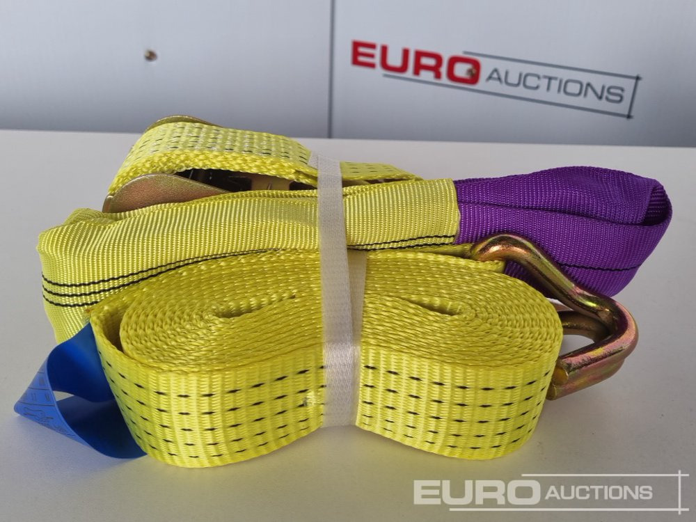 Unused Boss 4M x 50mm 5 Ton Ratchet Straps with Sling (4 of) - Equipo de taller: foto 2 Unused Boss 4M x 50mm 5 Ton Ratchet Straps with Sling (4 of) - Equipo de taller: foto 2