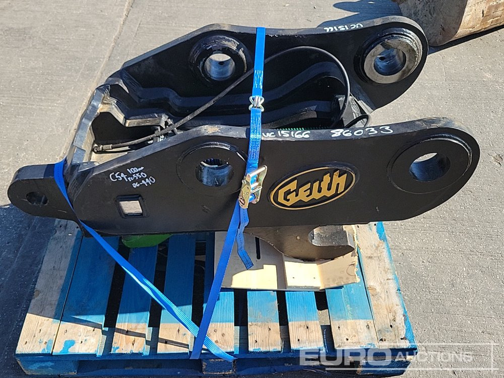 Unused Geith Hydraulic Double Lock QH 100mm Pin to suit 40 Ton Excavator - Acoplamiento rápido: foto 2 Unused Geith Hydraulic Double Lock QH 100mm Pin to suit 40 Ton Excavator - Acoplamiento rápido: foto 2