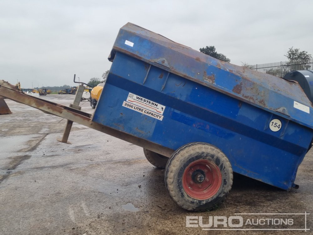 Western 2000 Litre Single Axle Bunded Fuel Bowser, Manul Pump - Tanque de almacenamiento: foto 5 Western 2000 Litre Single Axle Bunded Fuel Bowser, Manul Pump - Tanque de almacenamiento: foto 5