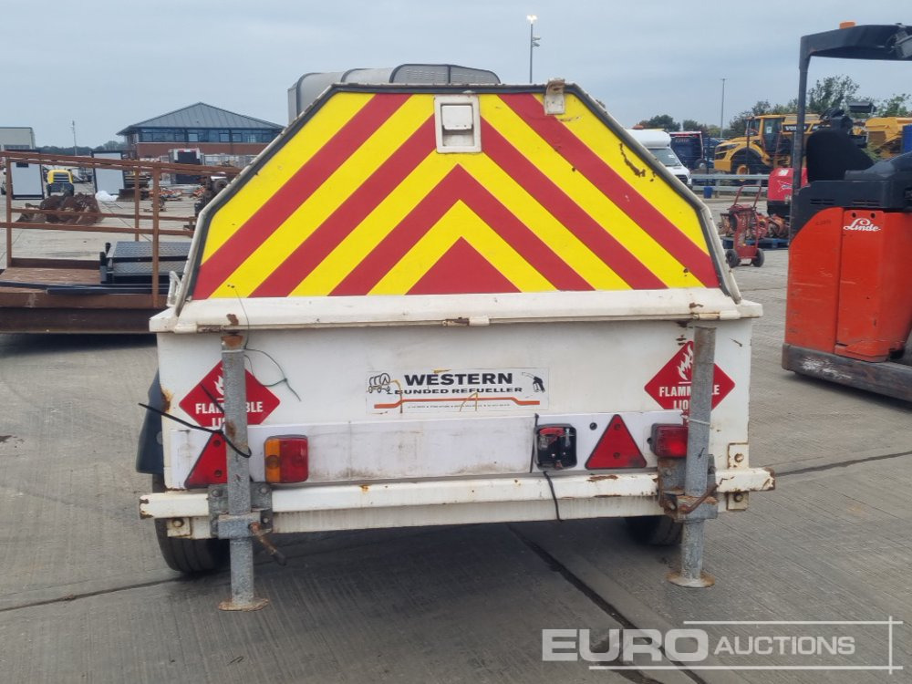 Western Single Axle Bunded Fuel Bowser, Manual Pump - Tanque de almacenamiento: foto 4 Western Single Axle Bunded Fuel Bowser, Manual Pump - Tanque de almacenamiento: foto 4