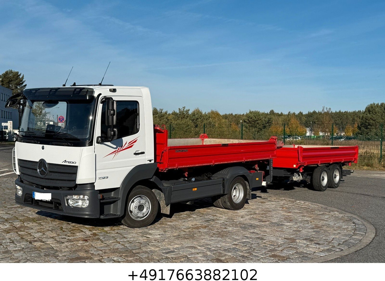 Mercedes-Benz Atego 1023 + Anhänger Dreiseitenkipper - Camión volquete: foto 3 Mercedes-Benz Atego 1023 + Anhänger Dreiseitenkipper - Camión volquete: foto 3