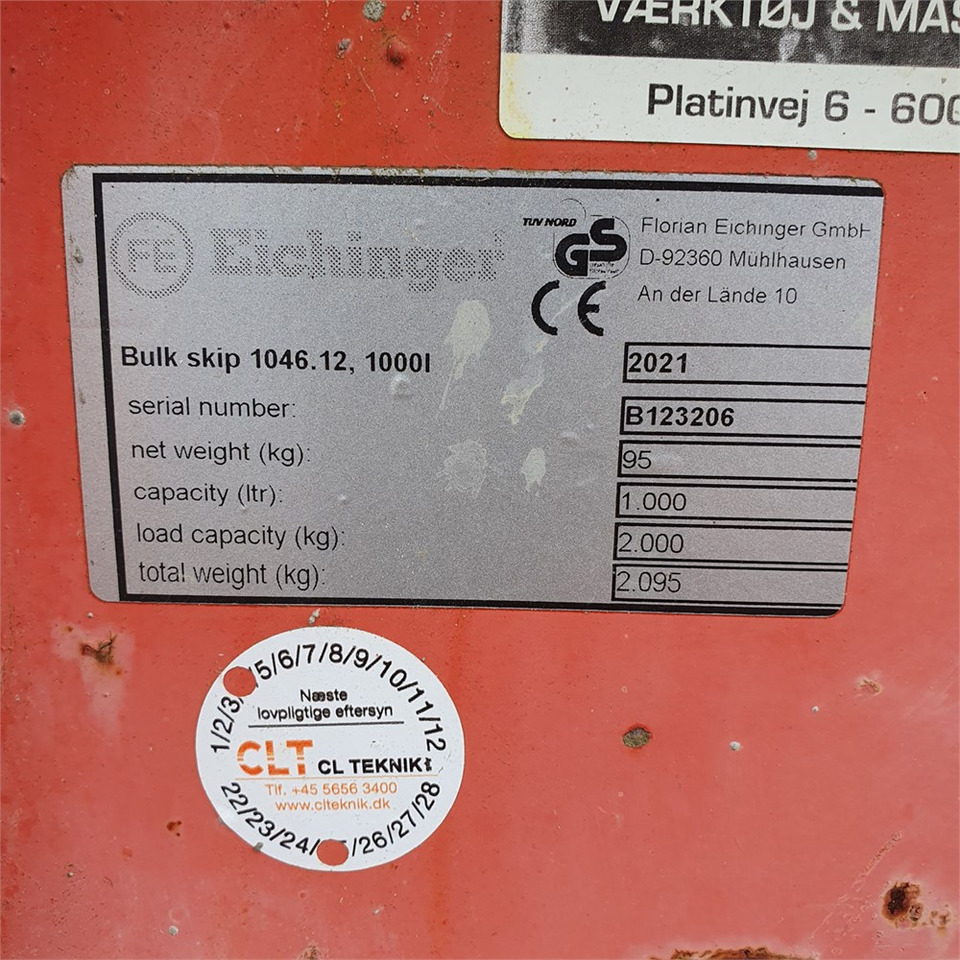Eichinger 1000 liter - Hormigonera: foto 5 Eichinger 1000 liter - Hormigonera: foto 5