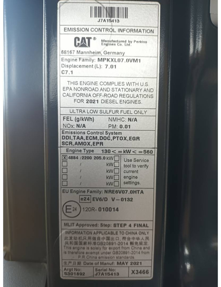 Excavadora de cadenas CAT 336 GC: foto 7